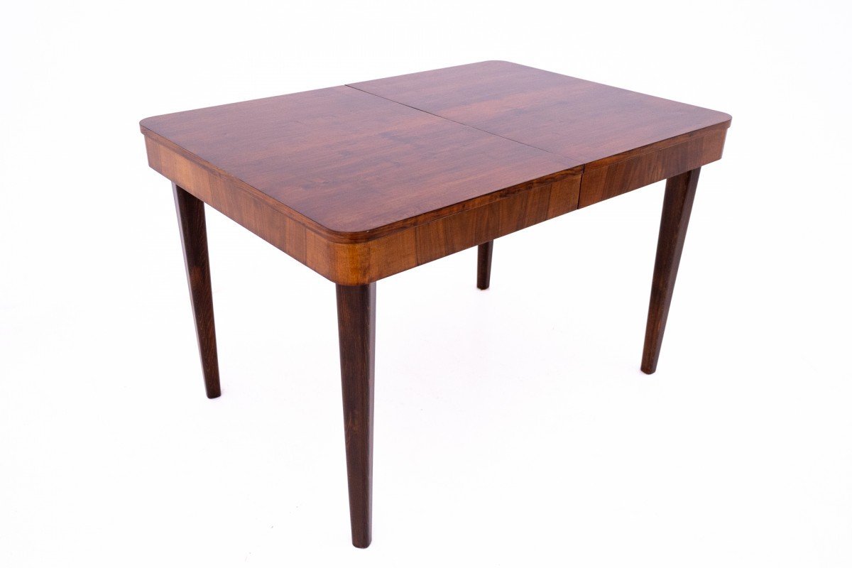 Table With Chairs Designed By J. Halabal Dating From The 1930s, Czechoslovakia. After Renova-photo-4