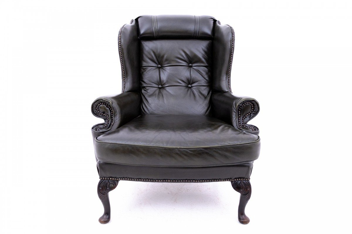 Fauteuil Chesterfield Des Années 1950, Europe Occidentale.