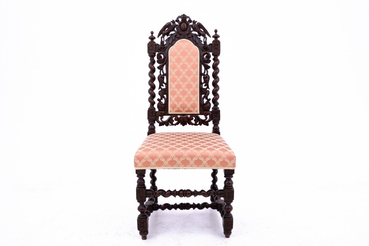  Table With Four Chairs, Renaissance Style, Germany, Circa 1870-photo-3