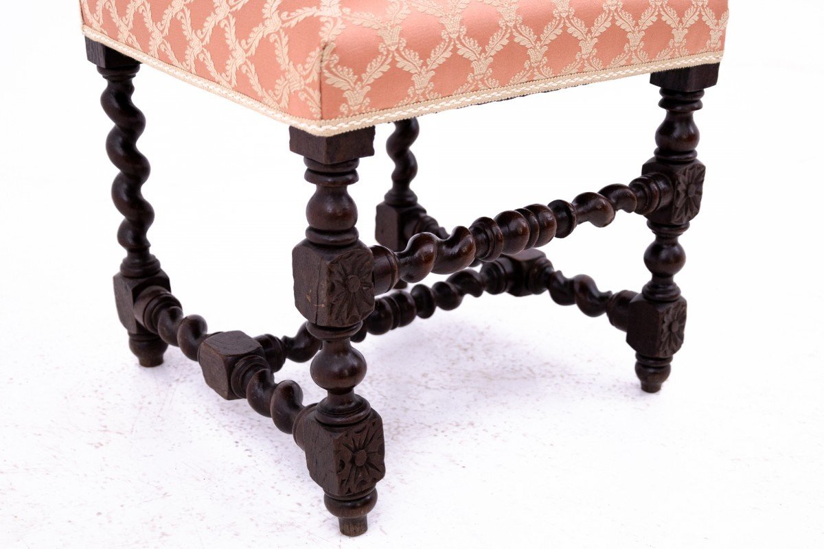  Table Avec Quatre Chaises, Style Renaissance, Allemagne, Vers 1870-photo-2