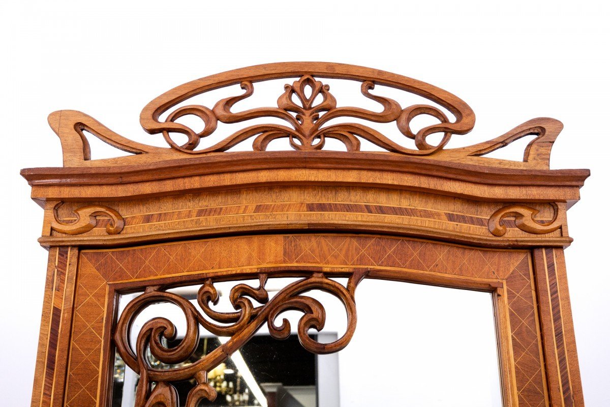 Early 20th Century Art Nouveau Wardrobe, France.-photo-3