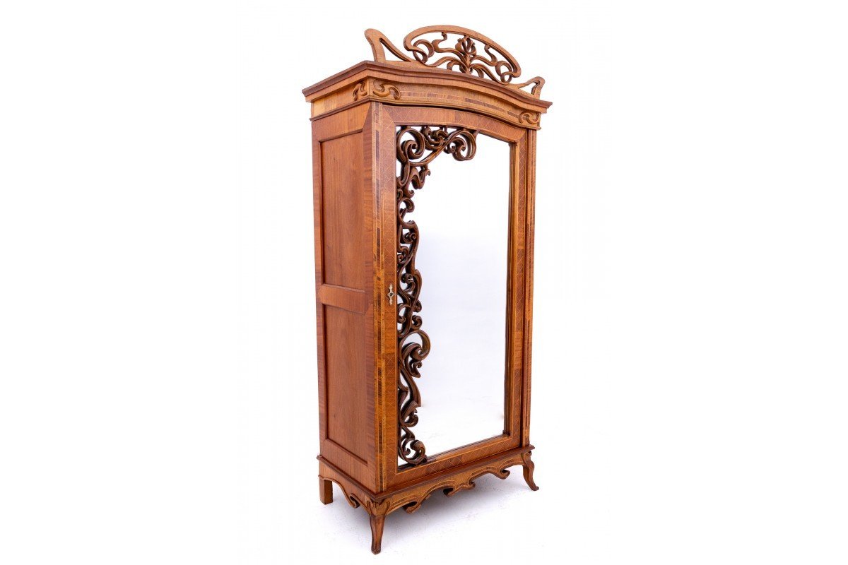 Early 20th Century Art Nouveau Wardrobe, France.