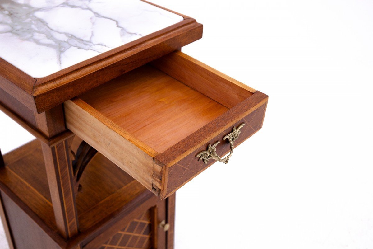 Art Nouveau Bedside Table Circa 1920, France.-photo-2