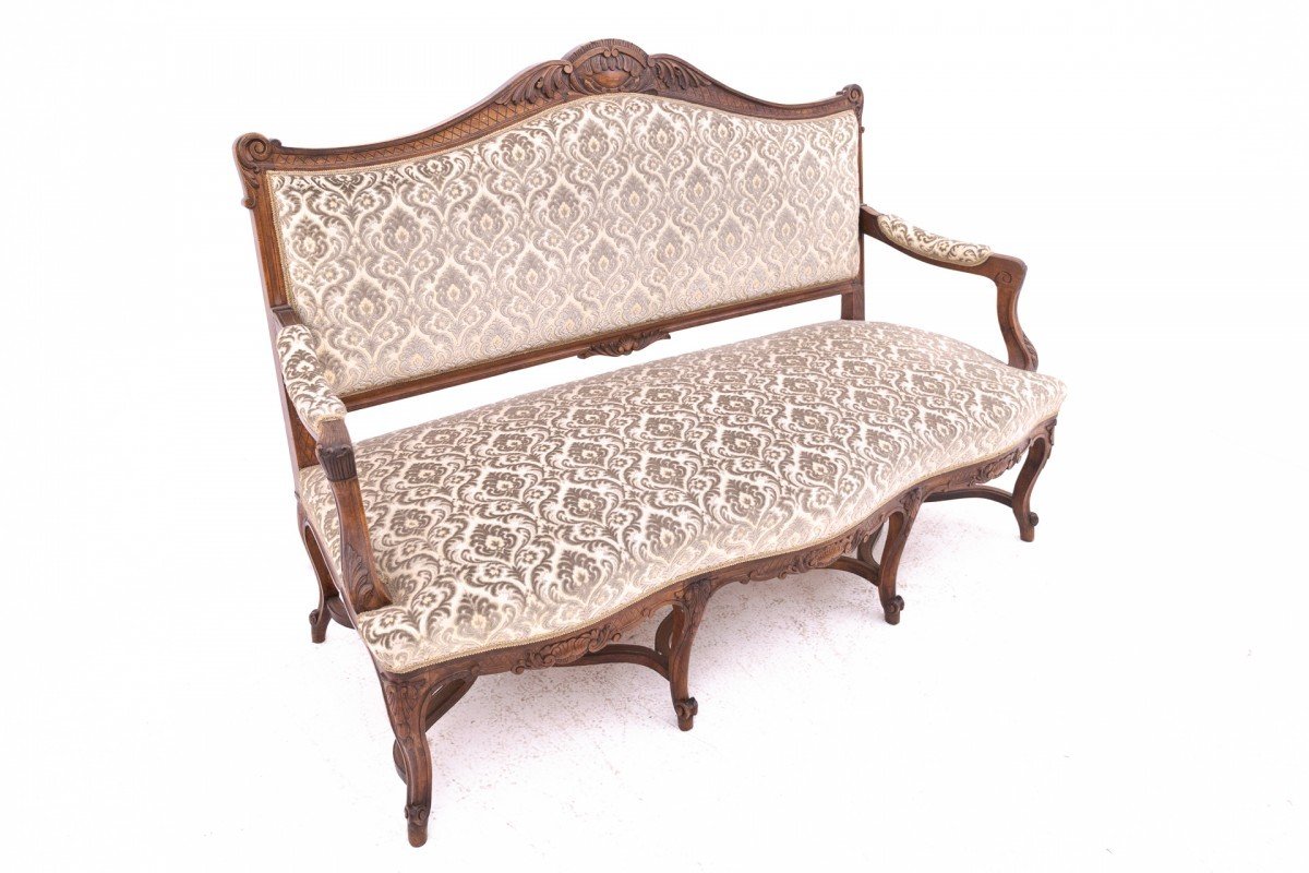 Antique Sofa Dating From Around 1910, France.-photo-3