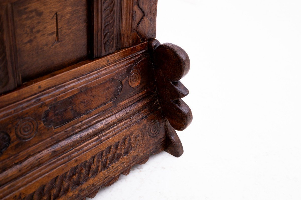 Baroque Wooden Chest From 1781.-photo-6