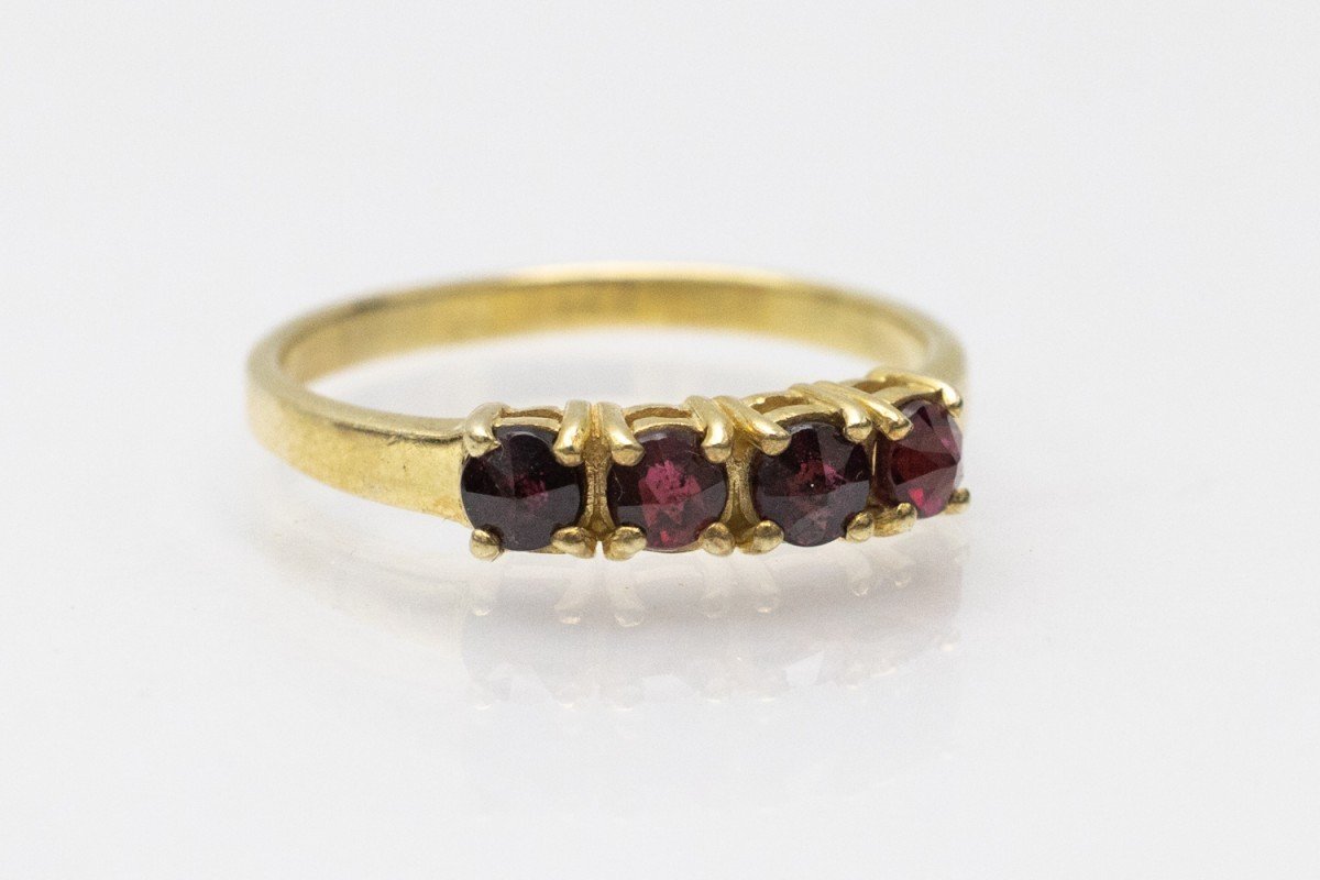 Elegant Garnet Ring.-photo-3