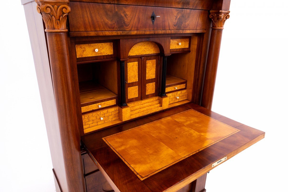 Biedermeier Secretary, Western Europe, Circa 1840.-photo-3