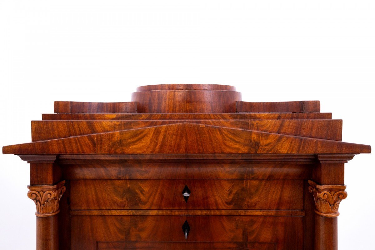 Biedermeier Secretary, Western Europe, Circa 1840.-photo-7