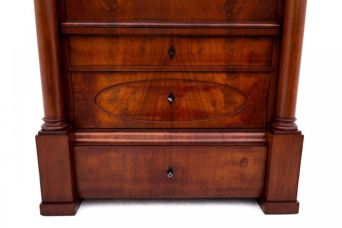 Biedermeier Secretary, Western Europe, Circa 1840.-photo-8