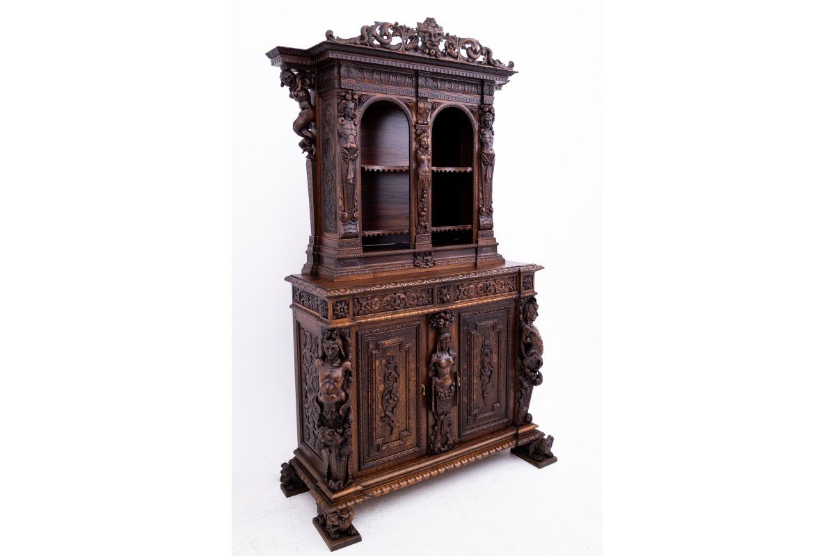 Historical Cabinet, France, Circa 1870.-photo-2