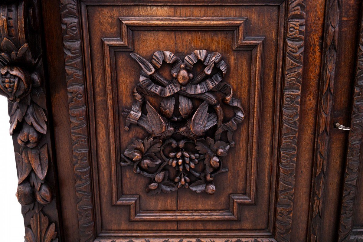 Commode Sculptée, France, Vers 1880.-photo-7