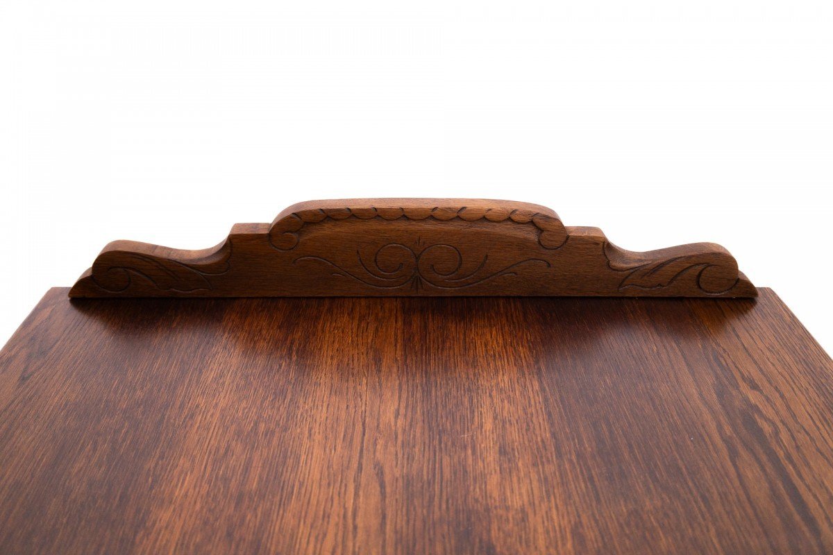 Oak Side Table, France, Ca. 1910.-photo-1