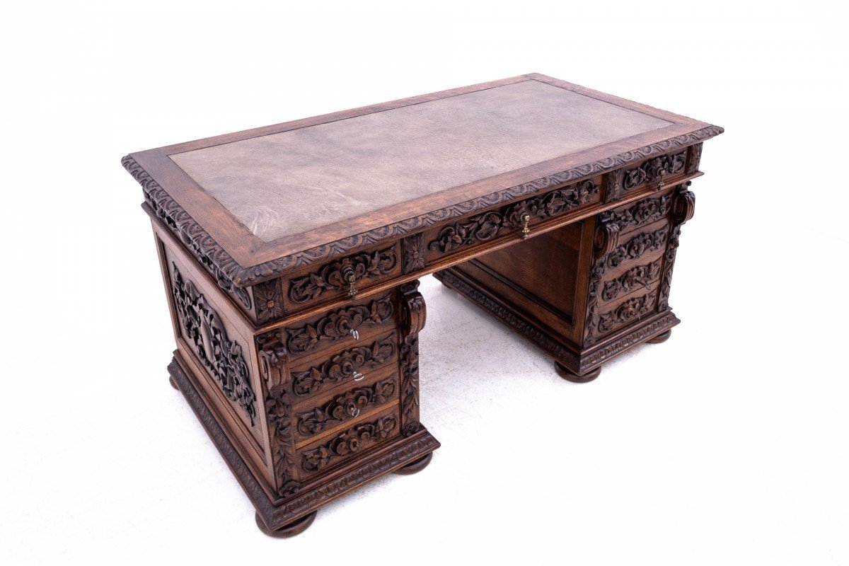 Antique Desk, France, Late 19th Century.-photo-3