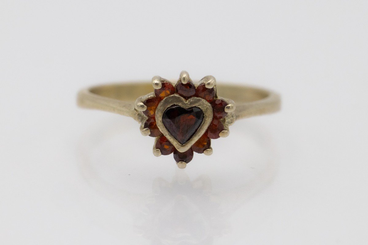 Valentine's Day Gift - Vintage Gold Plated Heart Pattern Ring