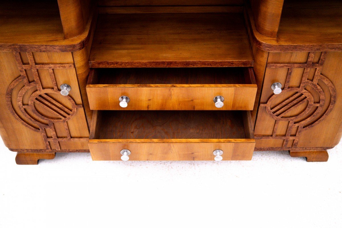 Art Deco Chest Of Drawers, Poland, Mid-20th Century.-photo-1