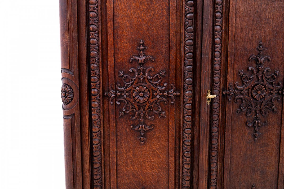 Antique Chest Of Drawers With Stone Top, France, Late 19th Century.-photo-5