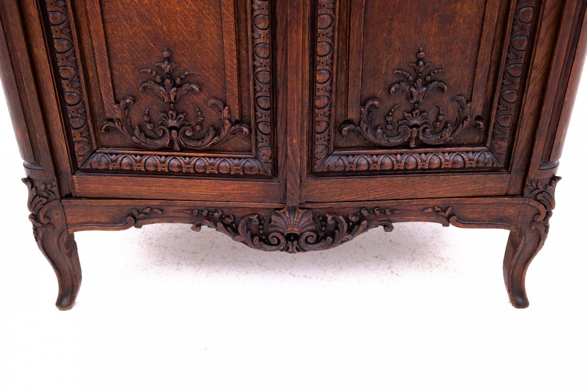 Antique Chest Of Drawers With Stone Top, France, Late 19th Century.-photo-6