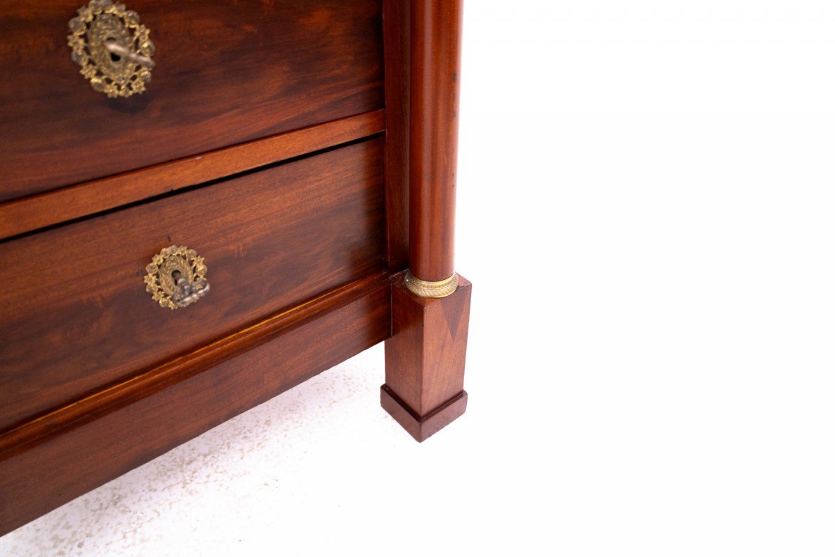 Antique Chest Of Drawers From The Second Half Of The 19th Century, Northern Europe.-photo-5