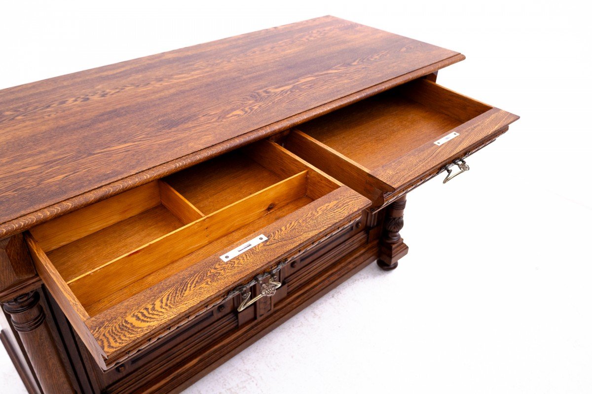 Antique Chest Of Drawers, Circa 1880, Western Europe.-photo-1