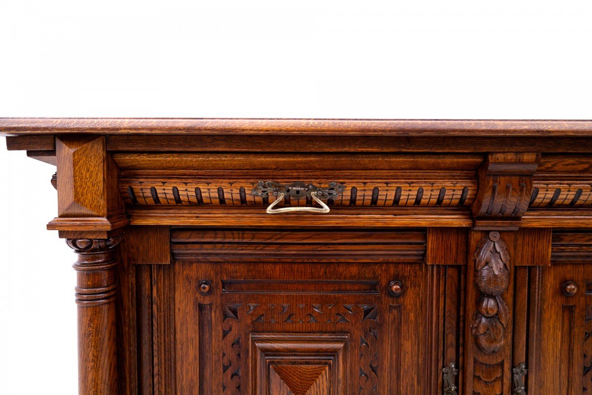 Antique Chest Of Drawers, Circa 1880, Western Europe.-photo-4