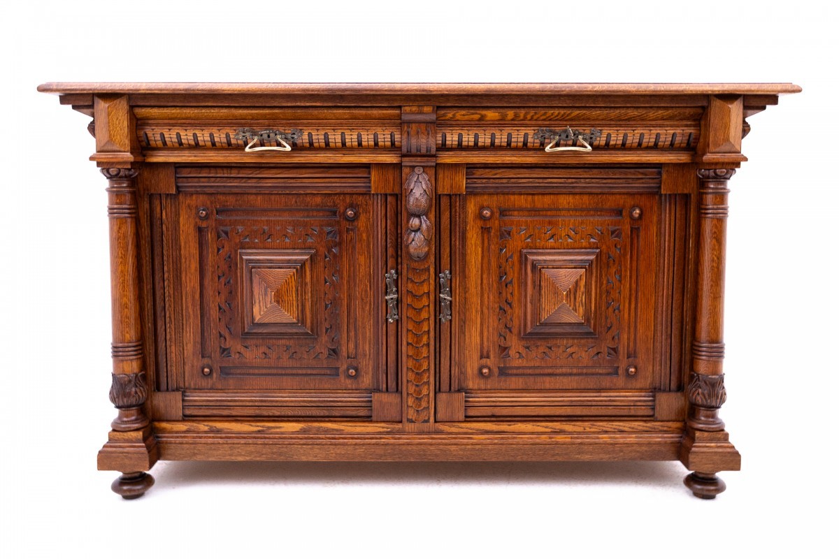 Antique Chest Of Drawers, Circa 1880, Western Europe.