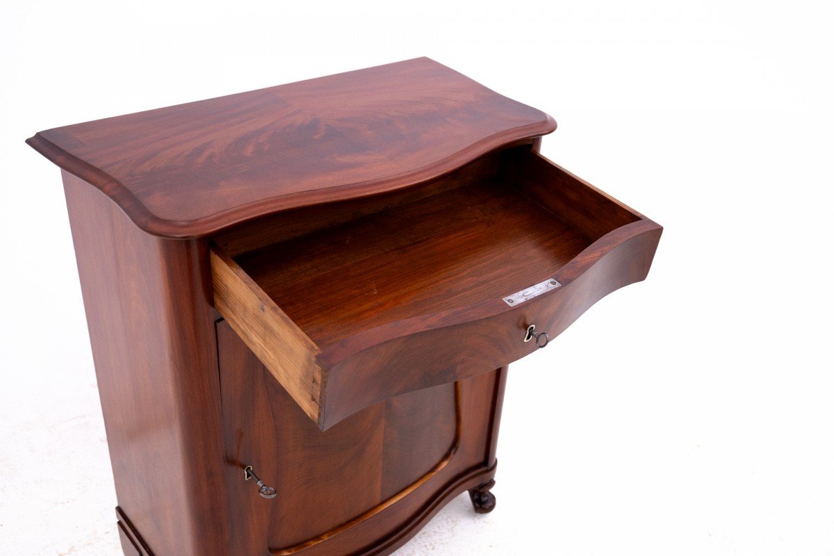 Mahogany Chest Of Drawers, Late 19th Century, Northern Europe.-photo-4