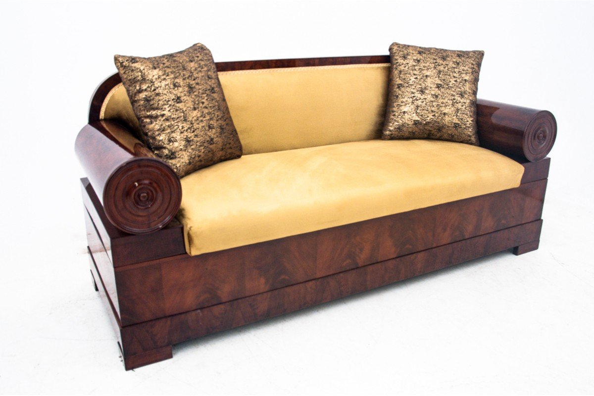 Biedermeier Sofa, Northern Europe, Ca. 1850.-photo-2