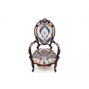 Louis Philippe Style Armchair, France, Circa 1870.
