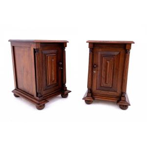 Pair Of Bedside Tables, France, Circa 1920.