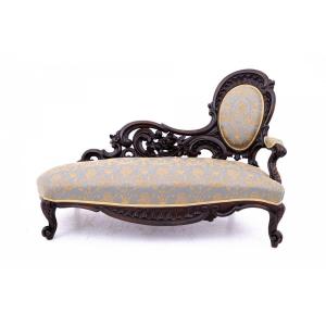 Antique Chaise Longue Dating From Around 1880, Northern Europe.