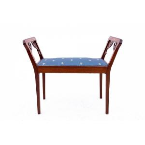 Antique Seat Circa 1900, Western Europe. After Renovation.