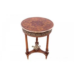 Marquetry Table, France, Early 20th Century.