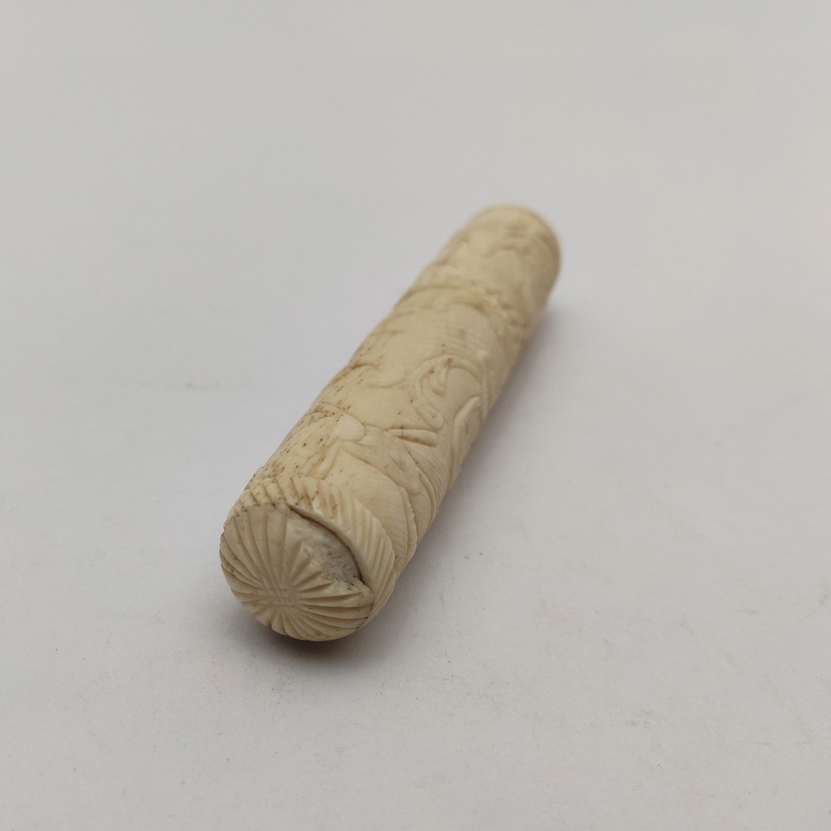 Sweet Note Case Or Message In Carved Bone, 18th Century - Early 19th Century-photo-1