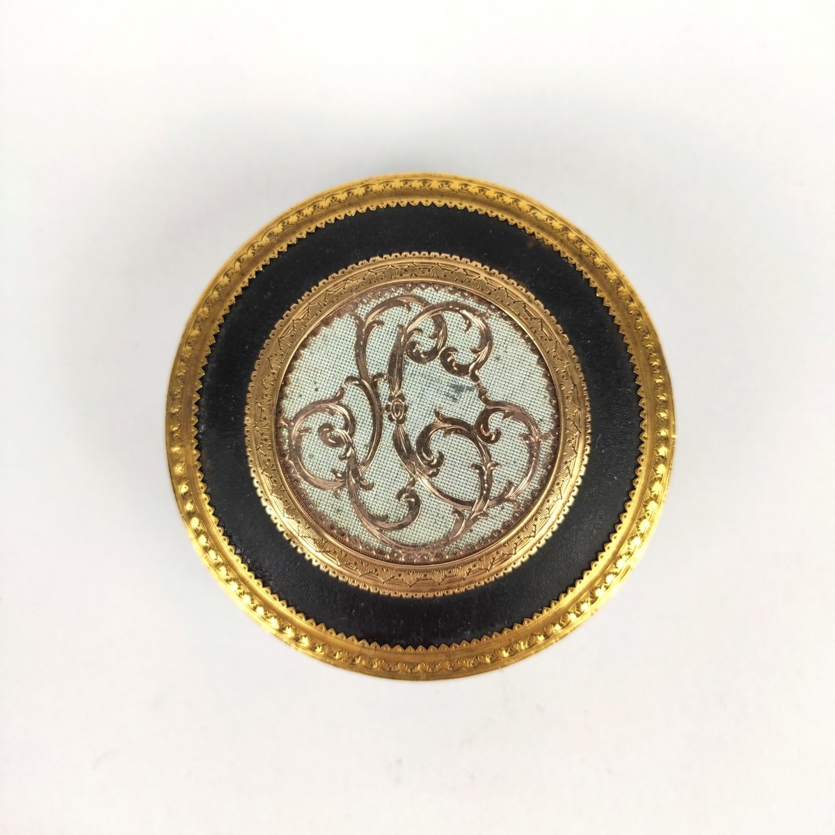 Superb 18th Century Snuff Box In Gold, Martin Varnish / Composition & Tortoiseshell. Louis XVI-photo-2