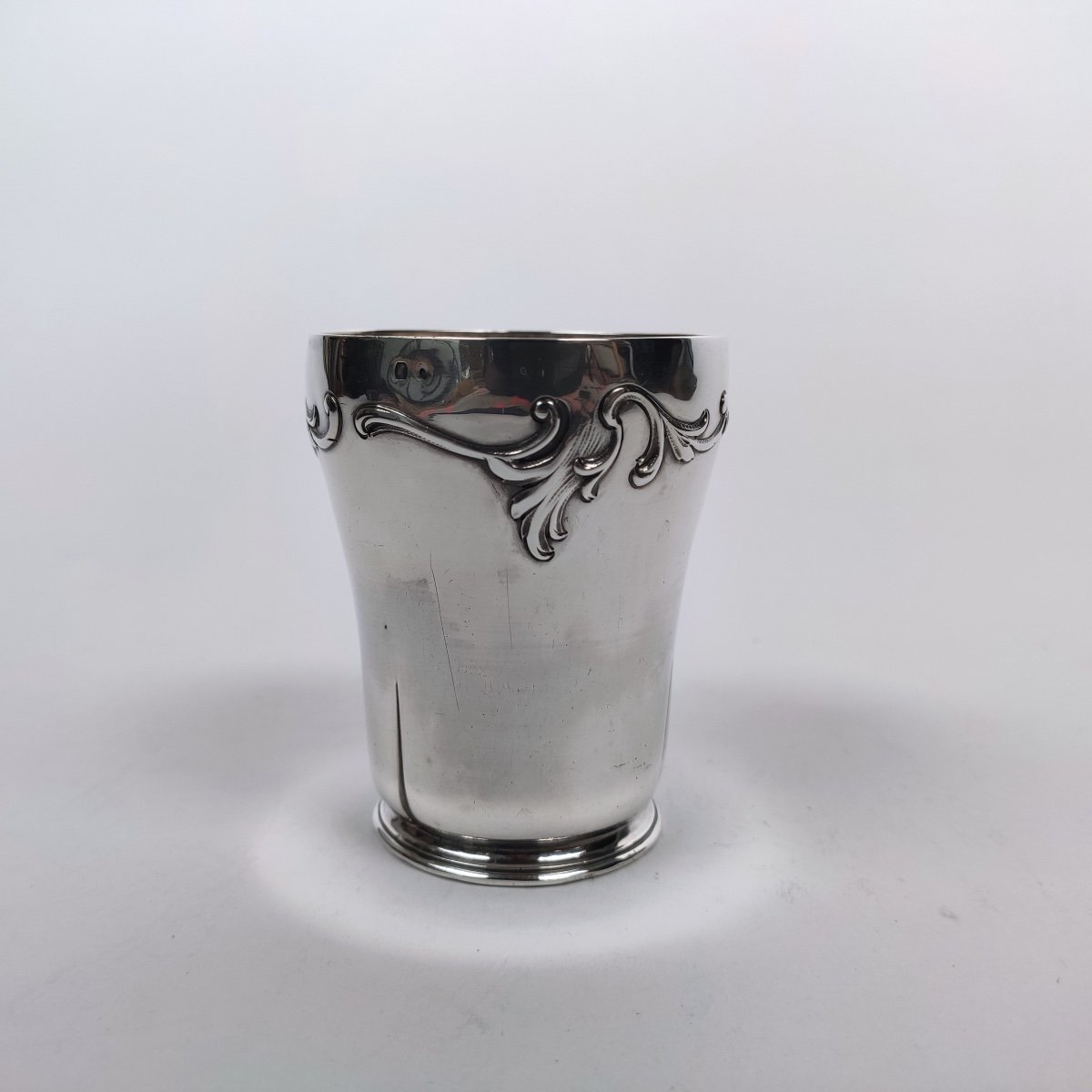 Paul Canaux & Cie : Lourde Timbale En Argent Massif De Style Louis XV. C1900-photo-2