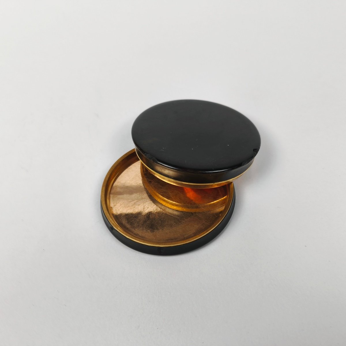 Large Tortoiseshell And Gold Snuff Box, Late 18th - Early 19th Century. Directory Consulate Empire-photo-2