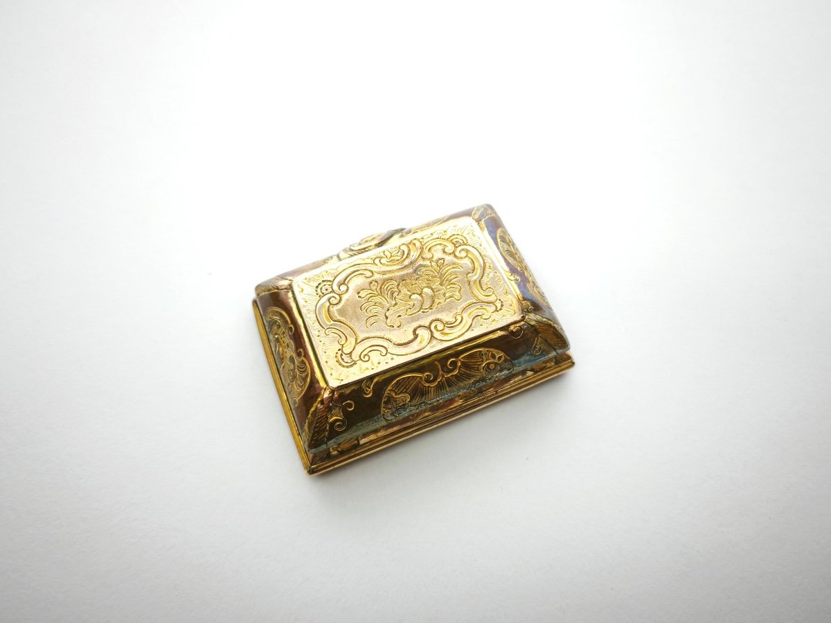  “tomb” Snuff Box In Pomponne, With Mythological Decor Dating From The 18th Century. -photo-6