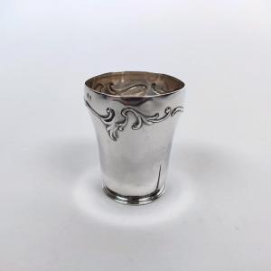 Paul Canaux & Cie: Heavy Louis XV Style Solid Silver Cup. C1900