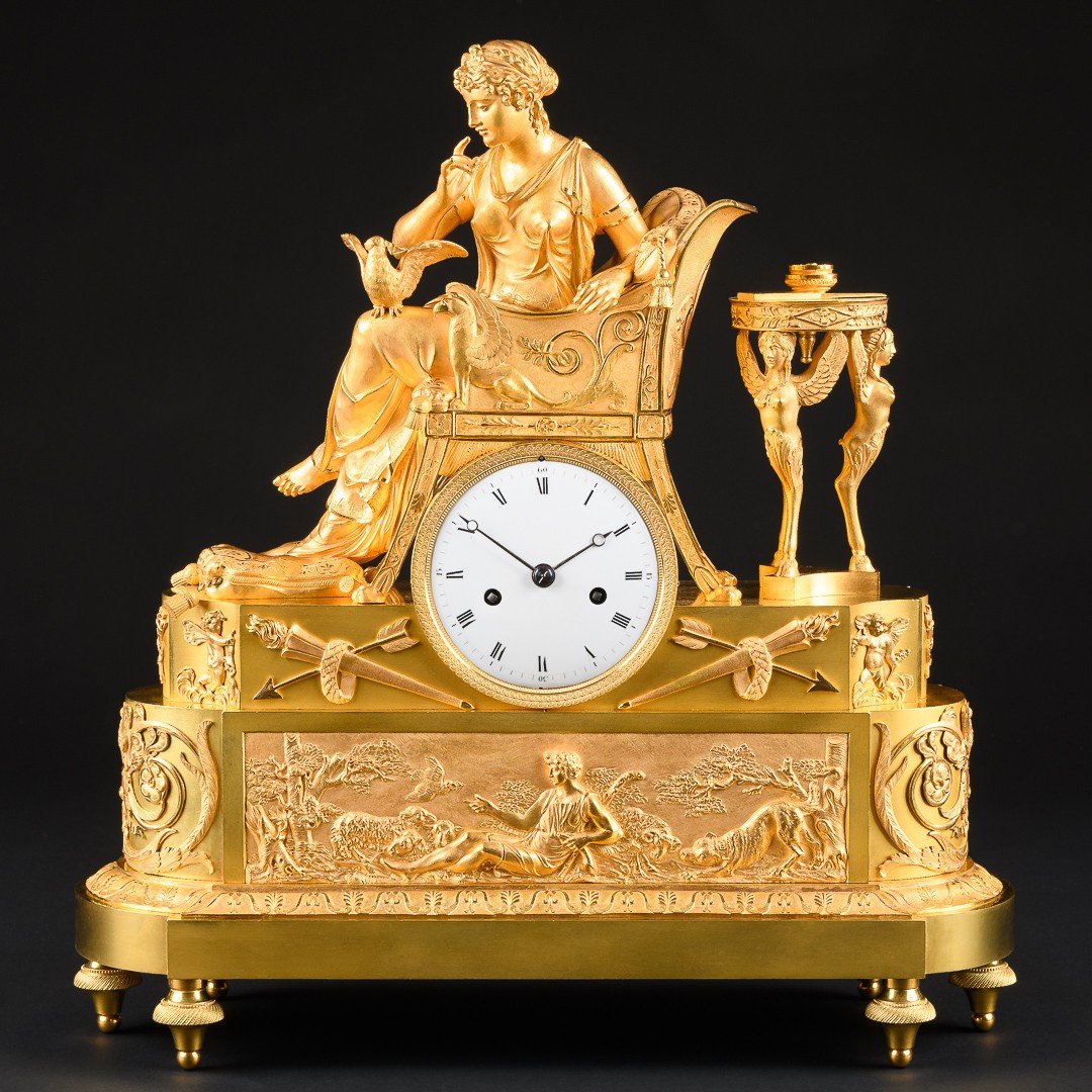 Proantic: François - Louis Savart (1780-1828) - Fabulous Empire Clock