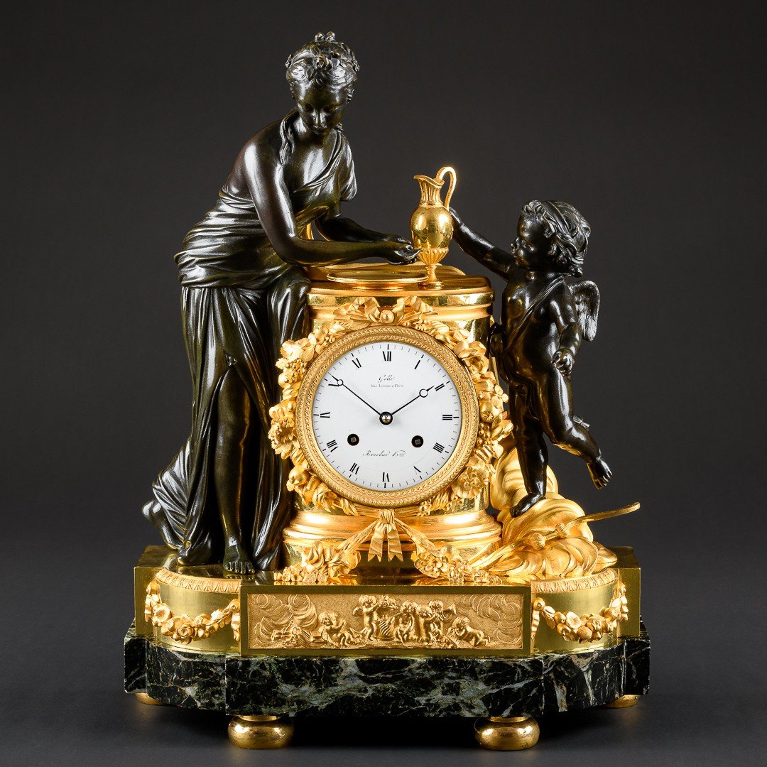 Signed Claude Galle - Important Late Louis XVI Clock “ Toilette Of Venus ”