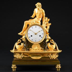 Superior Mythological Empire Clock “ Narcissus ” 