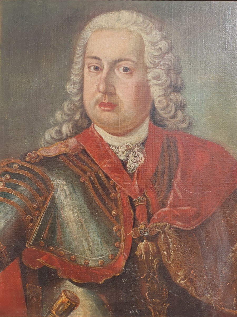 Portrait François1er (1708-1765) Père De Marie- Antoinette  XVIIIe Franz I Stephan Meytens-photo-2