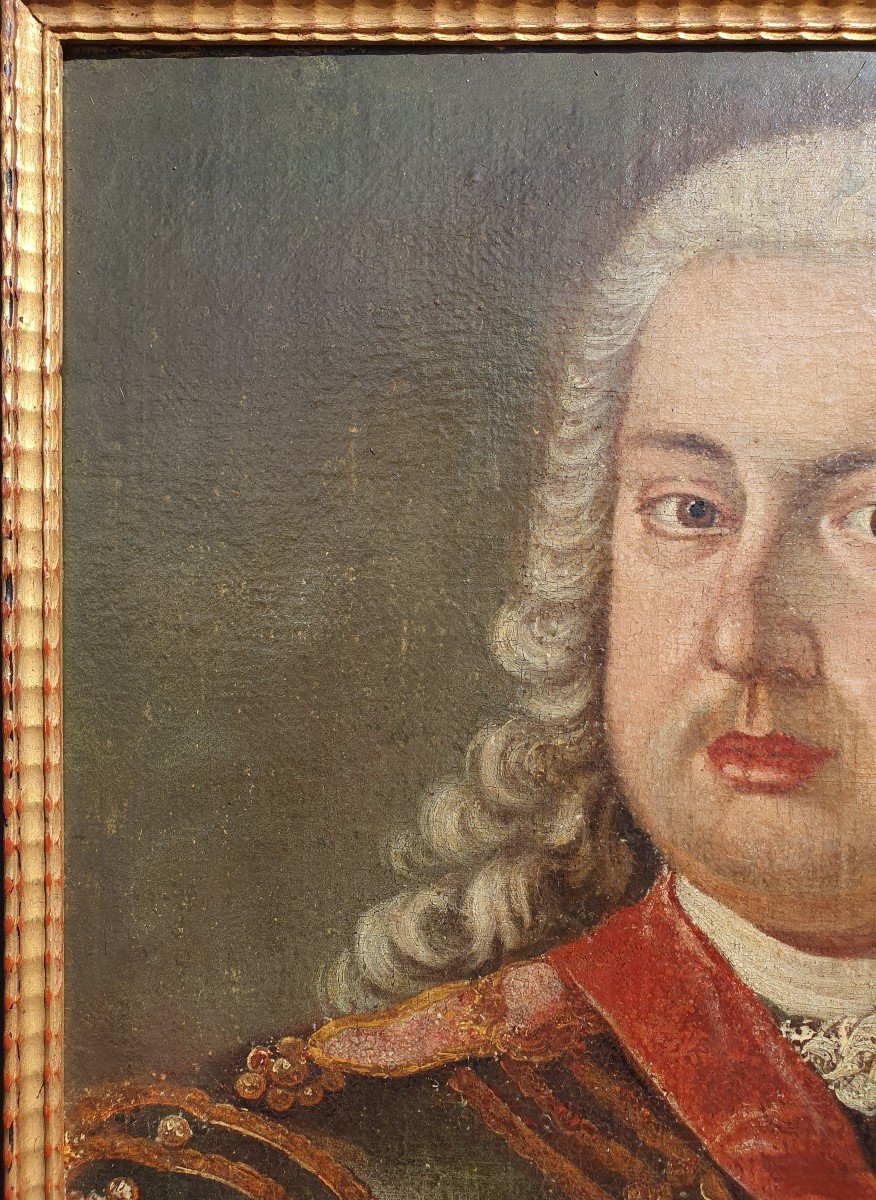 Portrait François 1er (1708-1765) Father Of Marie-antoinette 18th Century Franz I Stephan Meytens-photo-1