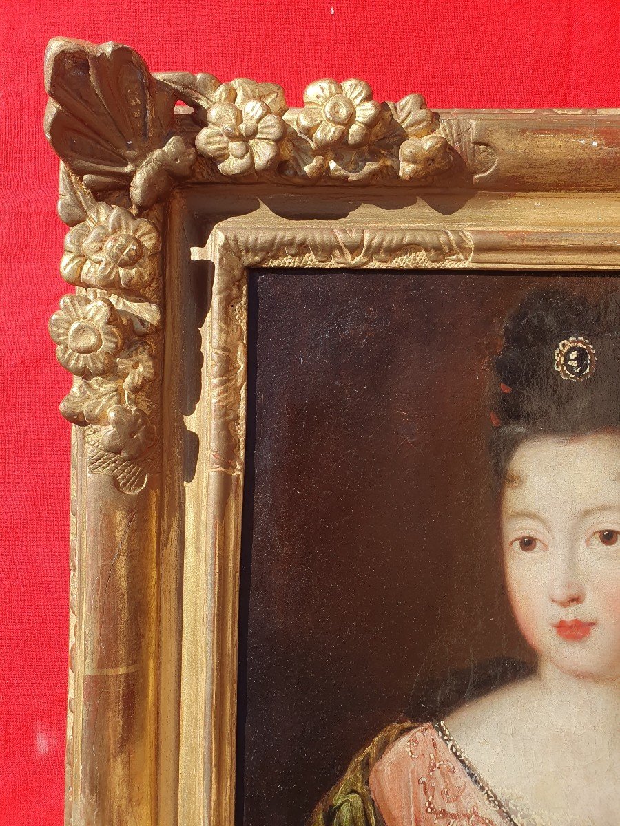 Portrait Louise Françoise De Bourbon (presumed Of) Mademoiselle De Nantes, Daughter Of Louis XIV-photo-4