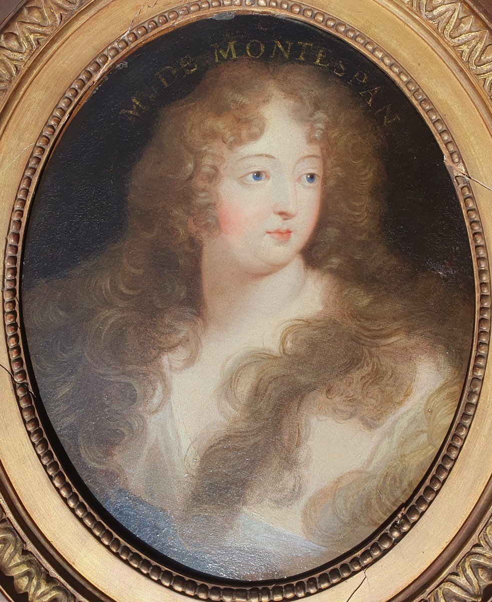 Portrait Madame De Montespan (1640-1707) Françoise Athénaïs De Rochechouart De Mortemart XVIIth