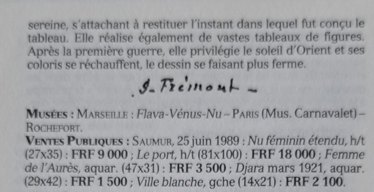 Suzanne Camille Désirée Frémont (1876-1962) Brittany Impressionist Painting-photo-4