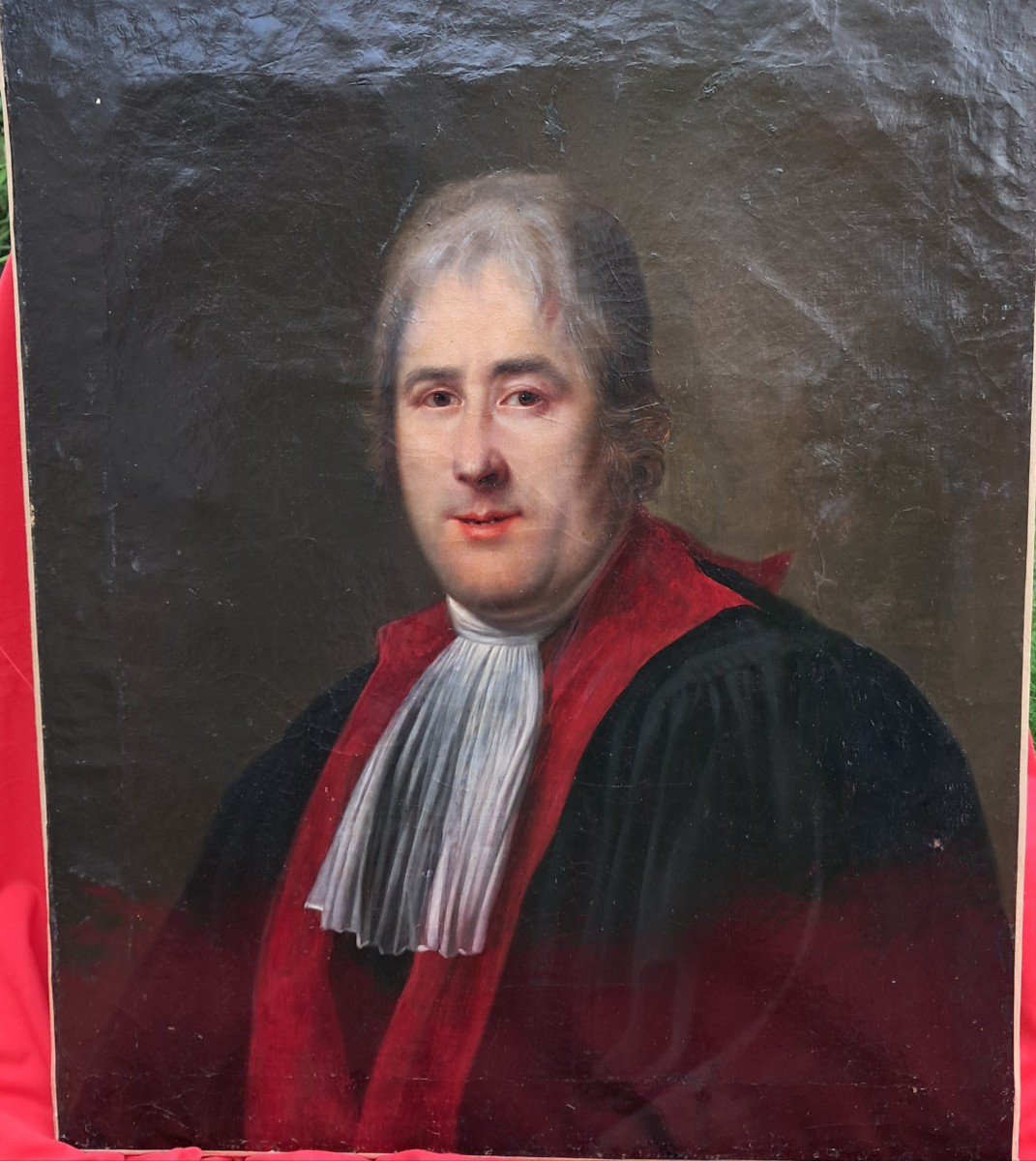 18th Century Portrait Lawyer Judge Man Of Law Noble Nobility Louis XVI Decoration Chateau