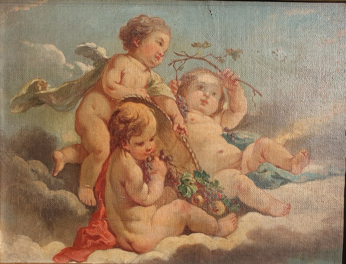 Amours Putti François Boucher (dans Le Goût) XVIIIe XIXe-photo-2