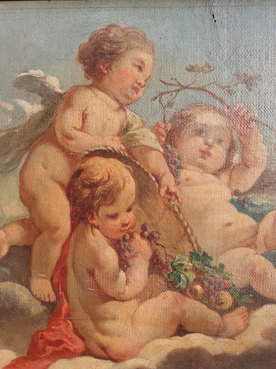 Amours Putti François Boucher (dans Le Goût) XVIIIe XIXe-photo-3