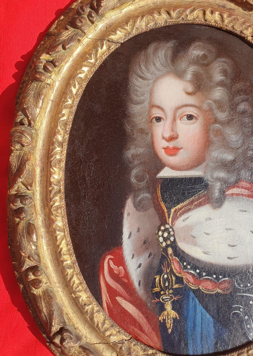 Portrait du Roi Philippe V d’Espagne (1683-1746), Pierre Gobert (entourage de) XVIIe-photo-1